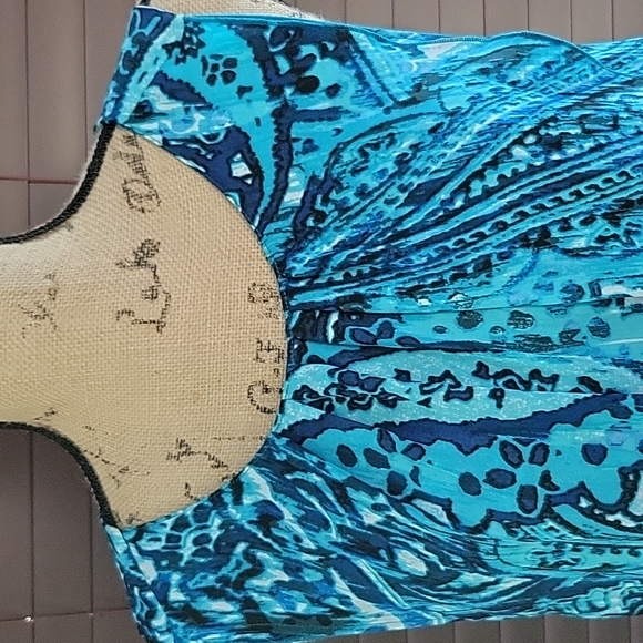 Kate & Mallory High Low Print Dress - Picture 2 of 8